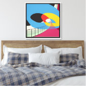 Design Icon Saarinen Homage Leinwanddruck (Insitu (Schlafzimmer))