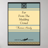 Design Ihre eigene Retro-Buchabdeckung Wand Kunst (Vorne)