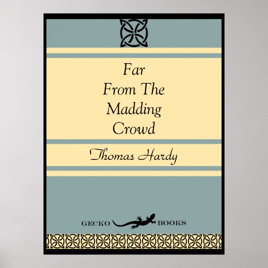 Design Ihre eigene Retro-Buchabdeckung Wand Kunst (Vorne)