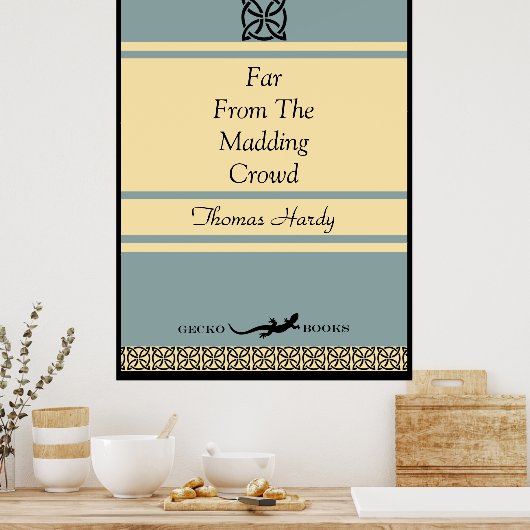 Design Ihre eigene Retro-Buchabdeckung Wand Kunst (Küche)