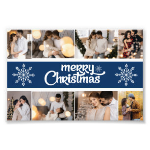 Design Ihre eigenen 8 Foto Collage Weihnachtsfeier