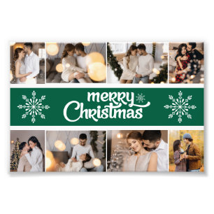 Design Ihre eigenen 8 Foto Collage Weihnachtsfeier