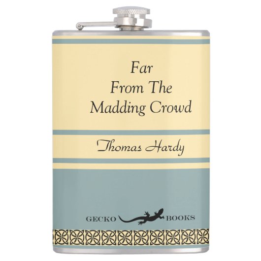 Design Ihrer eigenen Buchabdeckung Flachmann (Vorderseite)