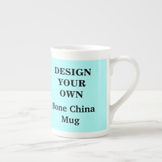 Design Ihrer eigenen Knochen-China-Tasse - Light B Porzellantasse (Rechts)