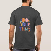 Design Ihrer Things Slogan Collection T-Shirt (Rückseite)