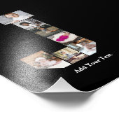 Design Ihres eigenen Letter J Foto Collage Poster (Ecke)