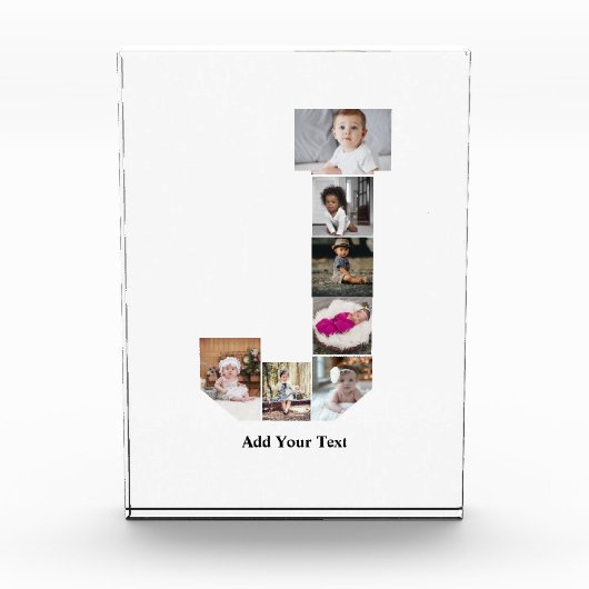 Design Ihres eigenen Letter J Foto Collage Poster (Vorderseite)