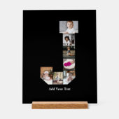 Design Ihres eigenen Letter J Foto Collage Poster (Vorderseite)