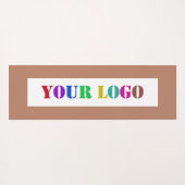 Design Ihres eigenen Logo-Yoga-Mat-Beispiel Yogamatte (Rückseite (Horizontal))