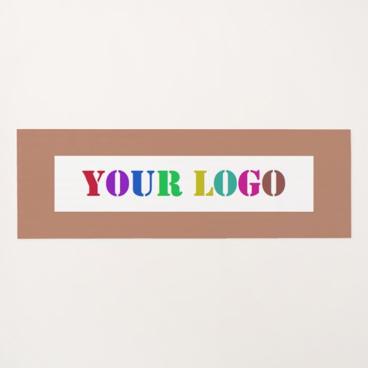 Design Ihres eigenen Logo-Yoga-Mat-Beispiel Yogamatte (Rückseite (Horizontal))