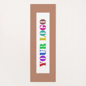 Design Ihres eigenen Logo-Yoga-Mat-Beispiel Yogamatte (Rückseite)