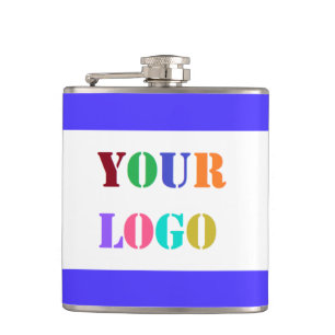 Design Ihres Firmenlogos gebrandete Flasche Beispi Flachmann