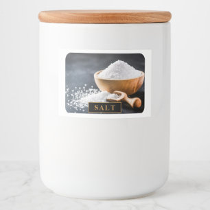 Design Ihres Traums - 3x2-SALT-Containerlabel Lebensmitteletikett