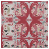 Design III: Rot und Creme Stoff (Muster)