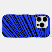 Design in Schwarz und Blau Case-Mate iPhone Hülle (Rückseite (Horizontal))