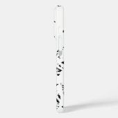 Design in Schwarz und Weiß Case-Mate iPhone Hülle (Rückseite / Links)