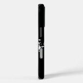 Design in Schwarz und Weiß Case-Mate iPhone Hülle (Rückseite / Rechts)