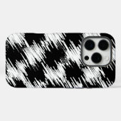 Design in Schwarz und Weiß Case-Mate iPhone Hülle (Rückseite (Horizontal))