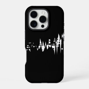 Design in Schwarz und Weiß iPhone 16 Pro Hülle