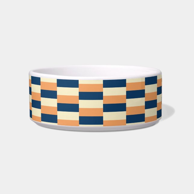 Design in three colors (blue, yellow, terracotta) napf (Vorderseite)
