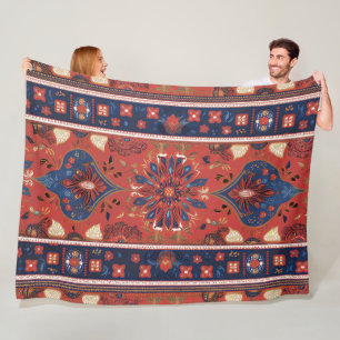 Design inspiriert von serbischer ethnischer Nahtlo Fleecedecke