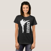 Design Karate Taekwondo Practicer Karate T-Shirt (Vorne ganz)