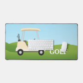 Design-Karte für Golfplätze Mat Schreibtischunterlage (Tastatur & Maus)