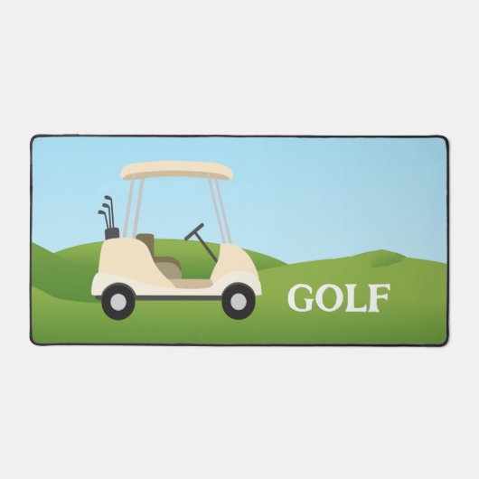 Design-Karte für Golfplätze Mat Schreibtischunterlage (Vorderseite)