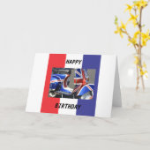 Design-Karte für Motorroller Karte (Gelbe Blume)