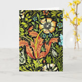 Design-Karte für Vintage Blumengärten Karte (Gelbe Blume)