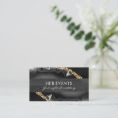 Design-Karten für den Event-Manager von Chic Marbl Visitenkarte (Stehend Vorderseite)