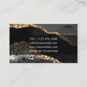 Design-Karten für den Event-Manager von Chic Marbl Visitenkarte (Rückseite)