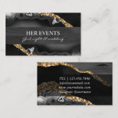 Design-Karten für den Event-Manager von Chic Marbl Visitenkarte (Vorne/Hinten)