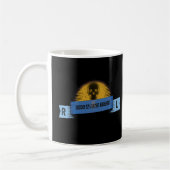 Design "Krasse Technik umarmen" Kaffeetasse (Links)