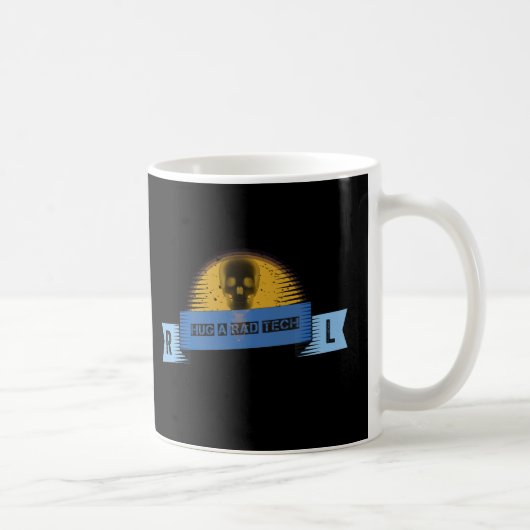 Design "Krasse Technik umarmen" Kaffeetasse (Rechts)