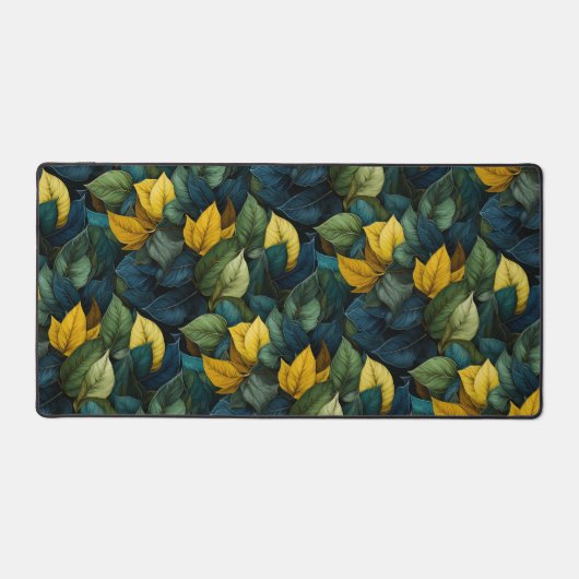 Design künstlerischer Blätter Schreibtischunterlage (Vorderseite)