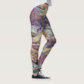 Design-Leggings für japanische Kunstdruckmuster Leggings (Rechts)