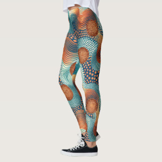 Design-Leggings mit ausgefallenem Muster  Leggings
