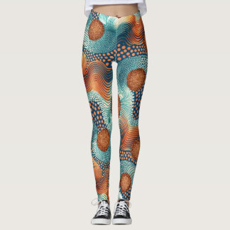 Design-Leggings mit ausgefallenem Muster  Leggings