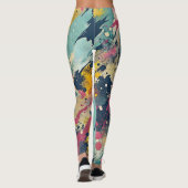 Design-Leggings mit ausgefallenem Muster Leggings (Rückseite)