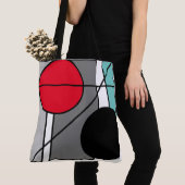 Design „Linien und Kreise " Tasche (Von Nahem)