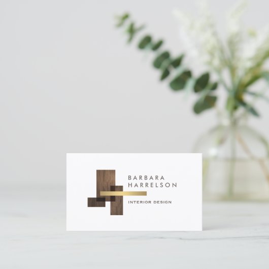 Design-Logo für moderne Architektur Visitenkarte (Stehend Vorderseite)