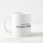 Design-Logo für Schwarz/Weiß Kaffeetasse (Links)