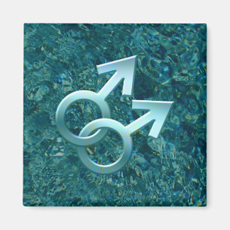 Design-Magnet 001 für angegliederte männliche Symb Magnet