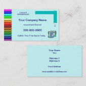 Design/Maler-Visitenkarte Visitenkarte (Vorne/Hinten)