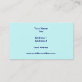 Design/Maler-Visitenkarte Visitenkarte (Rückseite)