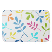 Design mehrfarbiger großer Blätter Badematte (Vorderseite)