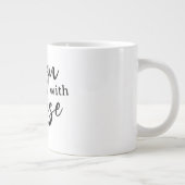Design mit Absicht Jumbo-Tasse (Rechts)