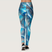 Design mit blauem transparentem Wasser Leggings (Rückseite)