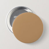 Design mit braunem Hintergrund und weißer Grenze Button (Vorne & Hinten)